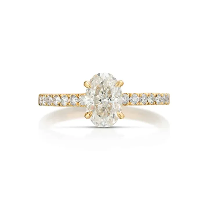 111 Carat Oval Diamond Ring Stephen Silver Rings