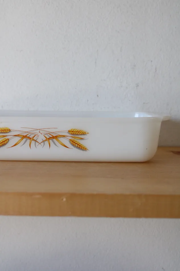 Anchor Hocking Rings Anchor Hocking Fire King Golden Wheat 15 Quart Baking Dish