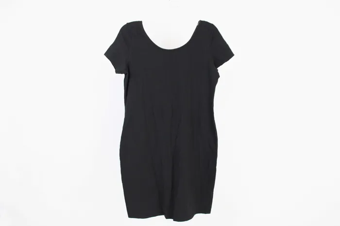 Attention Black TShirt Dress L Attention Rings