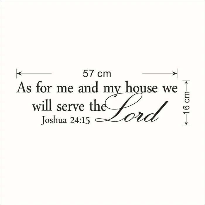 Bible Verse Wall Artbr Joshua 2415 Decal Lords Guidance Earrings