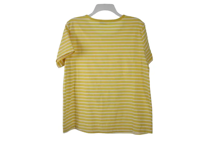 Earrings American Sweetheart American Sweetheart Yellow Striped Top L Petite