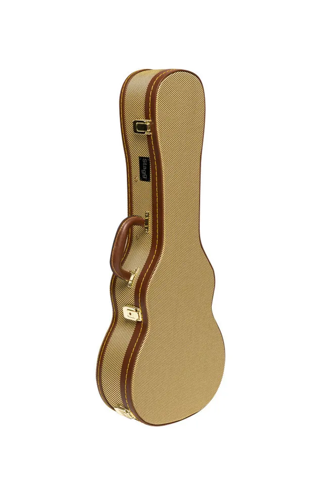 Earrings Eddy Finn Tweed Tenor Ukulele Hard Case EMDMUSIC