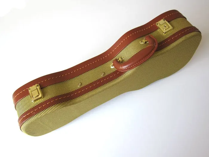 Earrings Eddy Finn Tweed Tenor Ukulele Hard Case EMDMUSIC