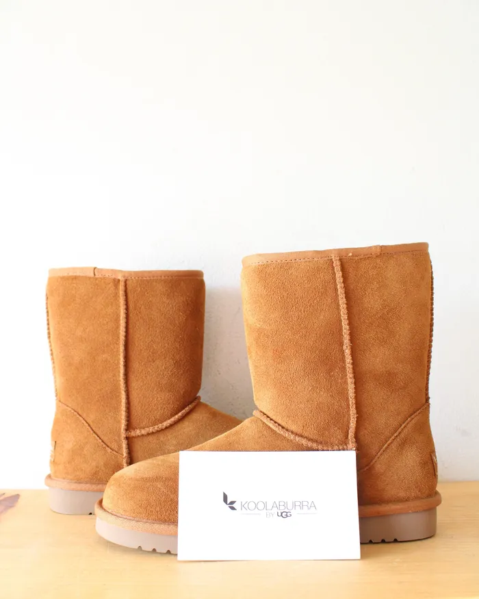 Earrings UGG UGG Koolaburra Chestnut Short Boots Size 7