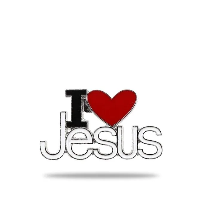 Lords Guidance Christian Pinsbr I Love Jesus Earrings