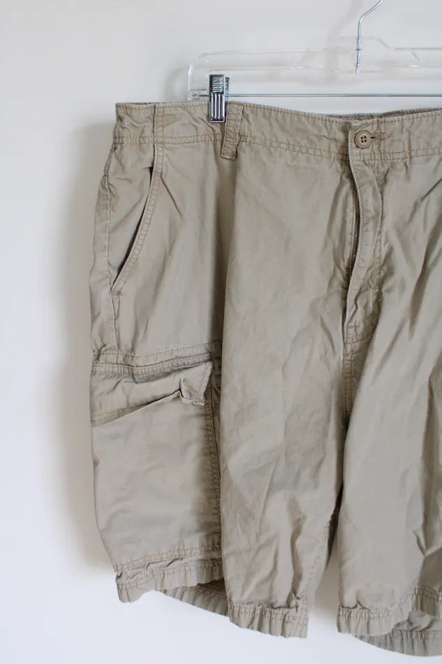 Nautica Tan Cargo Shorts 40W Nautica Earrings