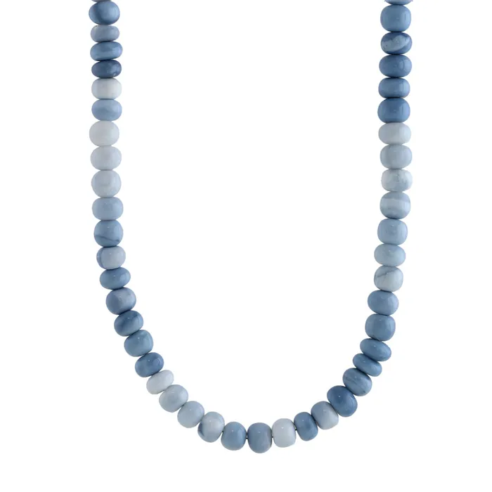 Necklaces Kris Nations Blue Opal Beaded Necklace