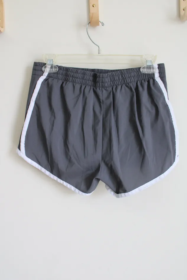 Reebok Reebok Gray Athletic Shorts S Earrings