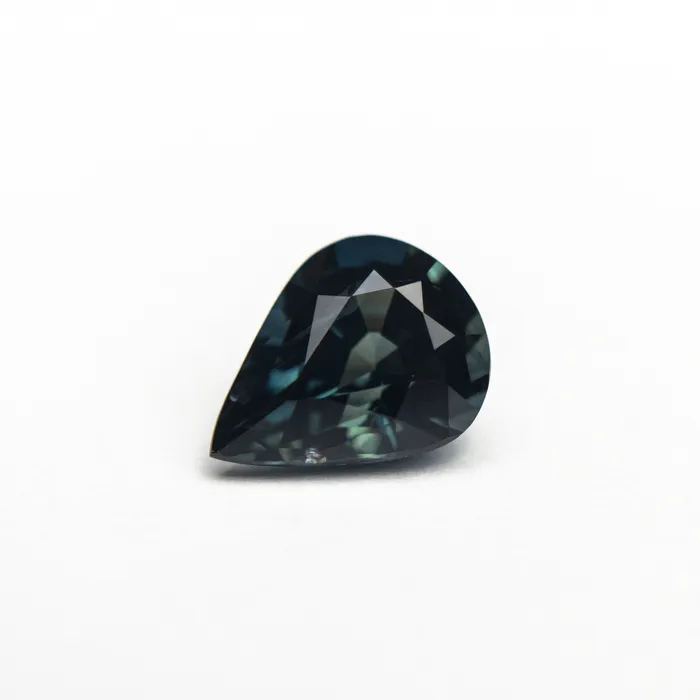 Rings Misfit Gems BlueTeal Brilliant Sapphire 154ct Pear