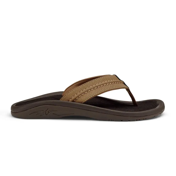 Rings OLUKAI OluKai Mens Hokua Sandals Tan