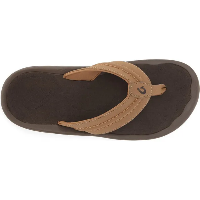 Rings OLUKAI OluKai Mens Hokua Sandals Tan