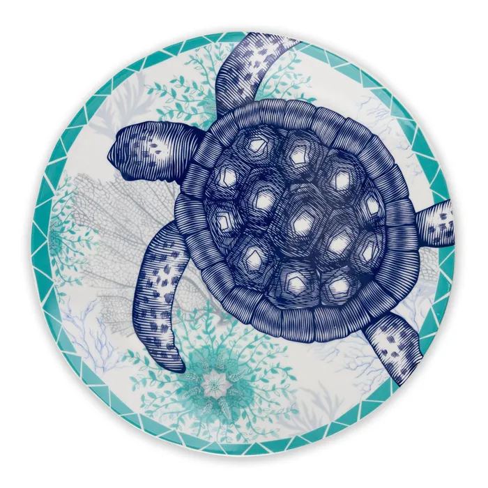 Rings THEBEACHCOMBER Beachcomber Monterey Turtle Round Plate10