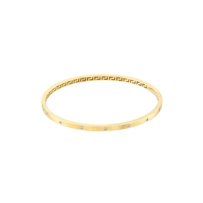Alexis Jae Bracelets 14k Gold Bangle Bracelet with Diamonds