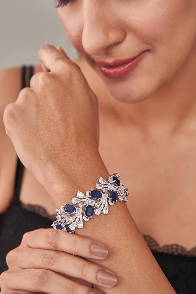 Attrangi Bracelets Goddess Thick Diamond Tennis Bracelet