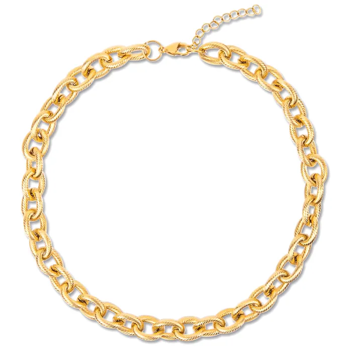 Ellie Vail Necklaces Stevie Chunky Chain Link Necklace