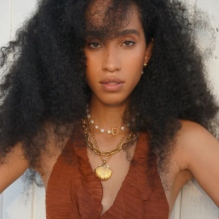 Ellie Vail Necklaces Stevie Chunky Chain Link Necklace