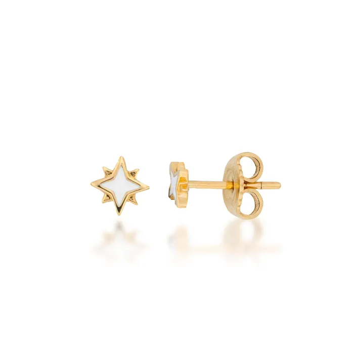 Gold Starburst Earrings Alexis Jae Earrings