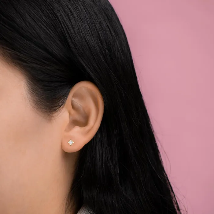 Gold Starburst Earrings Alexis Jae Earrings