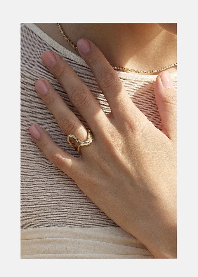 KATKIMfinejewelry Rings Mini Trace Band