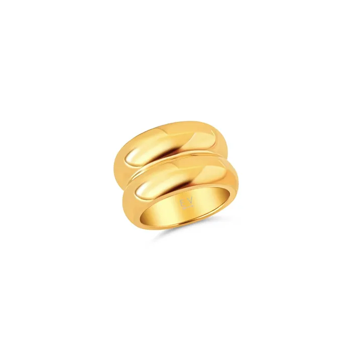 Rhett Double Layered Ring Ellie Vail Rings