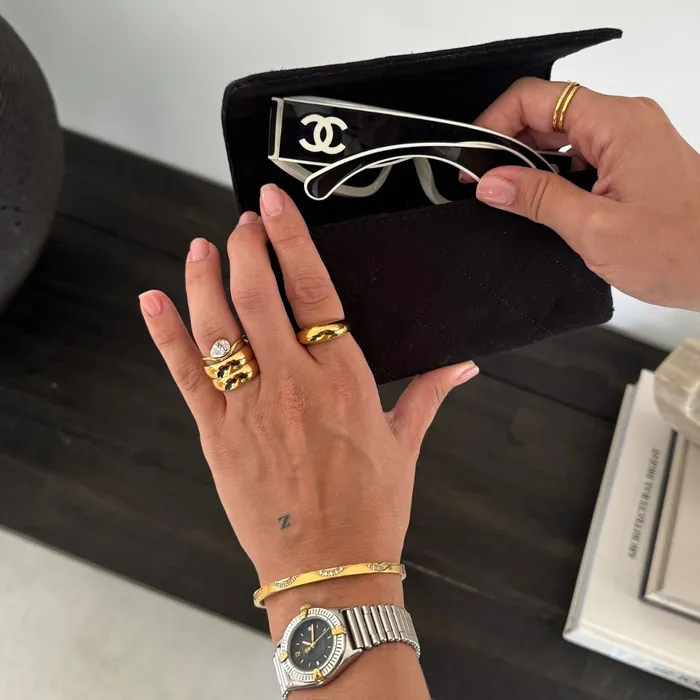 Rhett Double Layered Ring Ellie Vail Rings