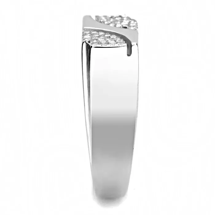 Rings Green CJ280 Wholesale Mens Stainless Steel AAA Grade CZ Clear Ring Rings Green CJ280 Wholesale Mens Stainless Steel AAA Grade CZ Clear Ring