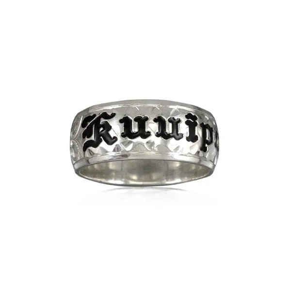 rosamarianas 925 Sterling Silver PersonalizedCustom Made to Order 6mm Plumeria and Scroll Ring Rings