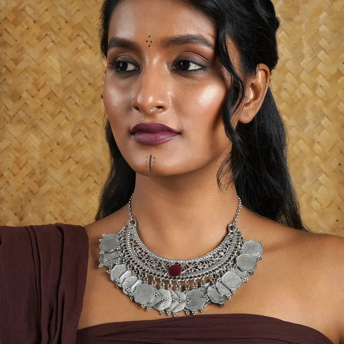 Teejh Necklaces Teejh Karshika Coin Necklace