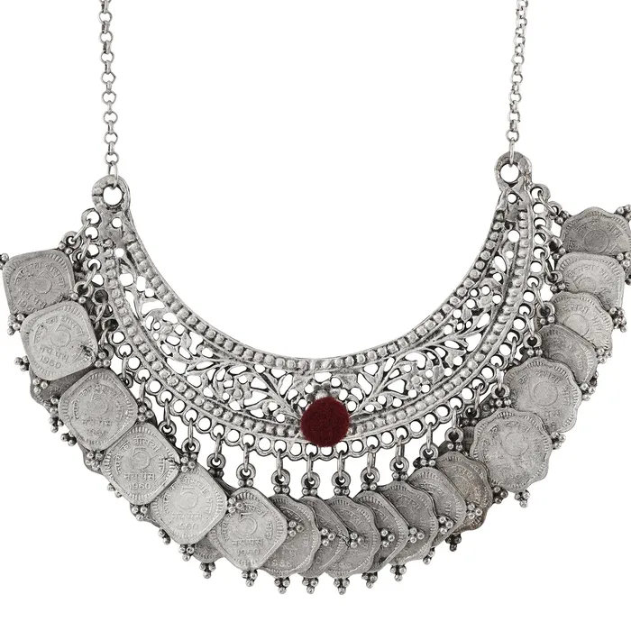 Teejh Necklaces Teejh Karshika Coin Necklace