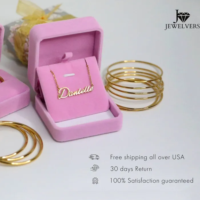 18K GoldFilled Link Chain Earrings for Women Jewelvers Earrings