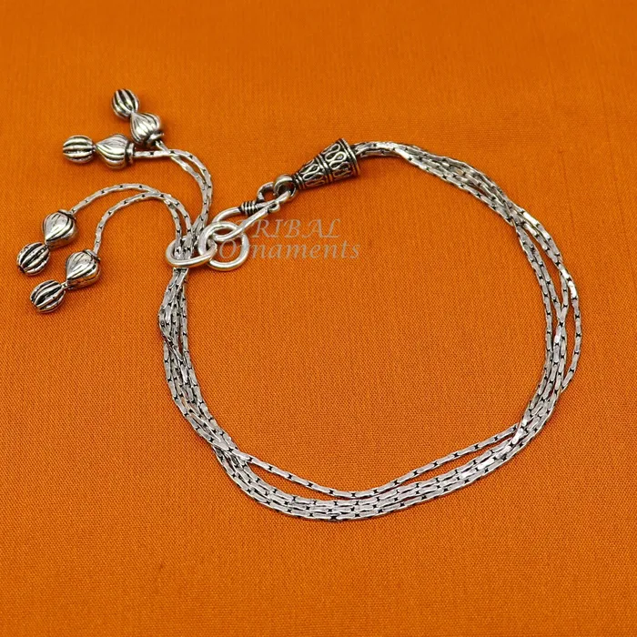 Bracelets TRIBAL ORNAMENTS Modern chunky stylish 925 sterling adjustable multiline bracelet jewelry gift jewelry sbr460 Bracelets TRIBAL ORNAMENTS Modern chunky stylish 925 sterling adjustable multiline bracelet jewelry gift jewelry sbr460