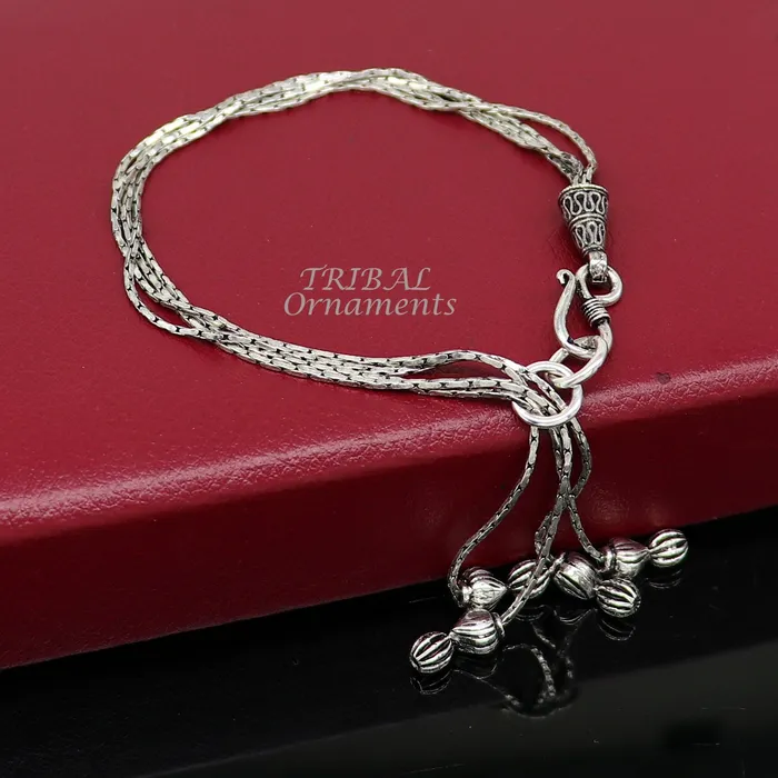 Bracelets TRIBAL ORNAMENTS Modern chunky stylish 925 sterling adjustable multiline bracelet jewelry gift jewelry sbr460 Bracelets TRIBAL ORNAMENTS Modern chunky stylish 925 sterling adjustable multiline bracelet jewelry gift jewelry sbr460