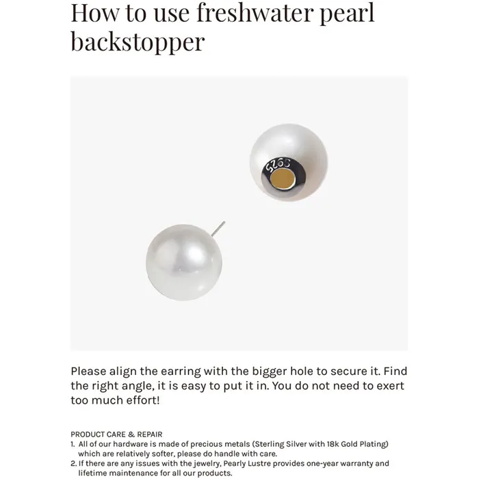 Earrings Elegant Pearl Earrings WE00516 Pearly Lustre