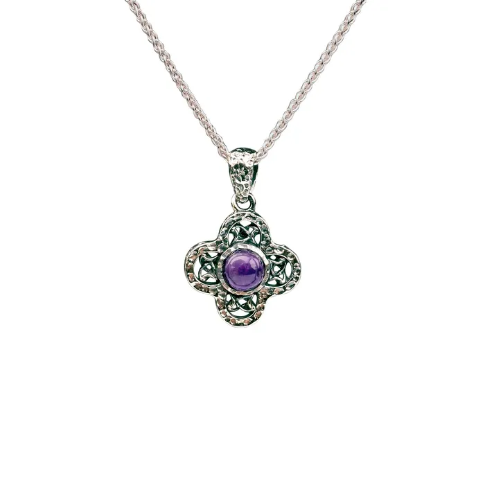 Necklaces Keith Jack Silver Whirlpool Small Pendant