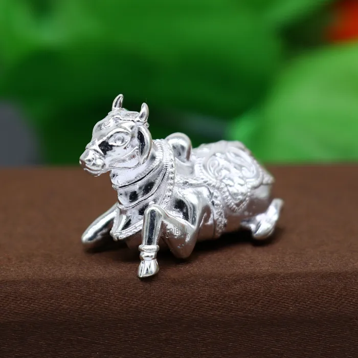 Necklaces Lord Shiva Vahan Nandi Maharaj solid 925 sterling silver handmade small statue for puja best gift for lord Shiva divine statue art648 TRIBAL ORNAMENTS Necklaces Lord Shiva Vahan Nandi Maharaj solid 925 sterling silver handmade small statue for puja best gift for lord Shiva divine statue art648 TRIBAL ORNAMENTS