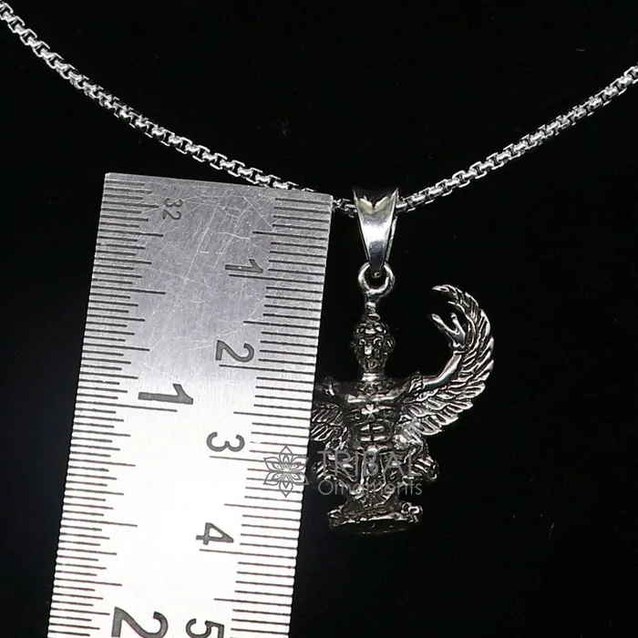 Necklaces TRIBAL ORNAMENTS 925 sterling silver Garuda pendant silver idol god Garuda pendant necklace lord garuda pendant animal jewelry nsp638