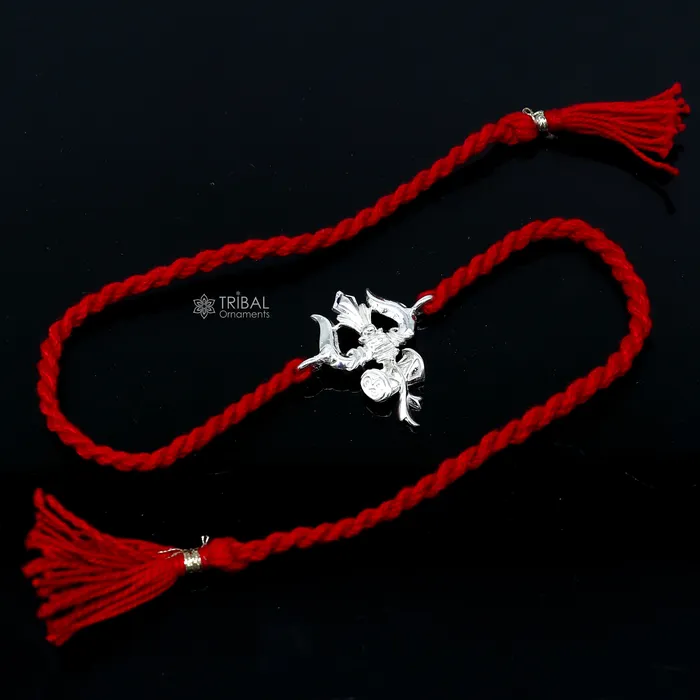 Necklaces TRIBAL ORNAMENTS 925 sterling silver Trishul Trident design pendant rakhi Rakshabandhan festival rk405 Necklaces TRIBAL ORNAMENTS 925 sterling silver Trishul Trident design pendant rakhi Rakshabandhan festival rk405