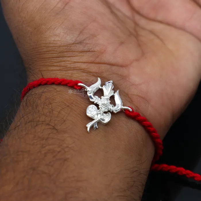 Necklaces TRIBAL ORNAMENTS 925 sterling silver Trishul Trident design pendant rakhi Rakshabandhan festival rk405 Necklaces TRIBAL ORNAMENTS 925 sterling silver Trishul Trident design pendant rakhi Rakshabandhan festival rk405