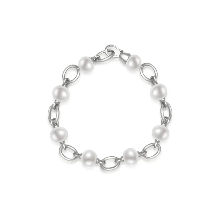 Pearly Lustre Bracelets Top Grade Freshwater Pearl Bracelet WB00143 CONNECT