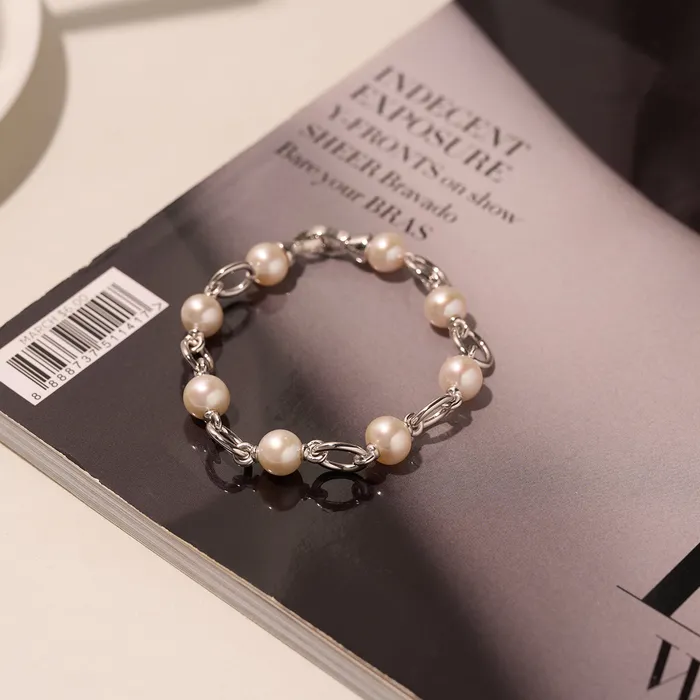 Pearly Lustre Bracelets Top Grade Freshwater Pearl Bracelet WB00143 CONNECT