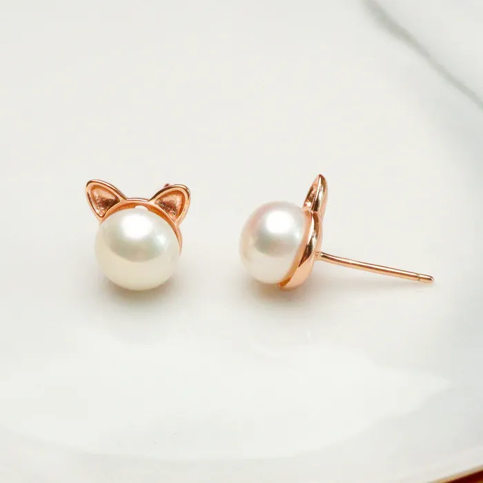Pearly Lustre Earrings Wonderland Freshwater Pearl Earrings WE00060