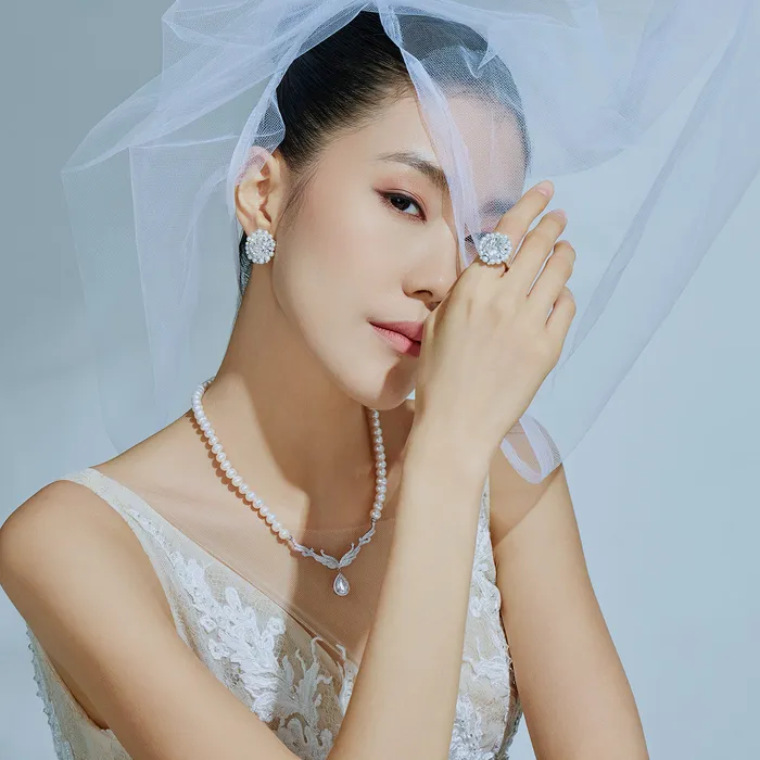 Pearly Lustre Freshwater Pearl Necklace WN00570 CELESTE Necklaces
