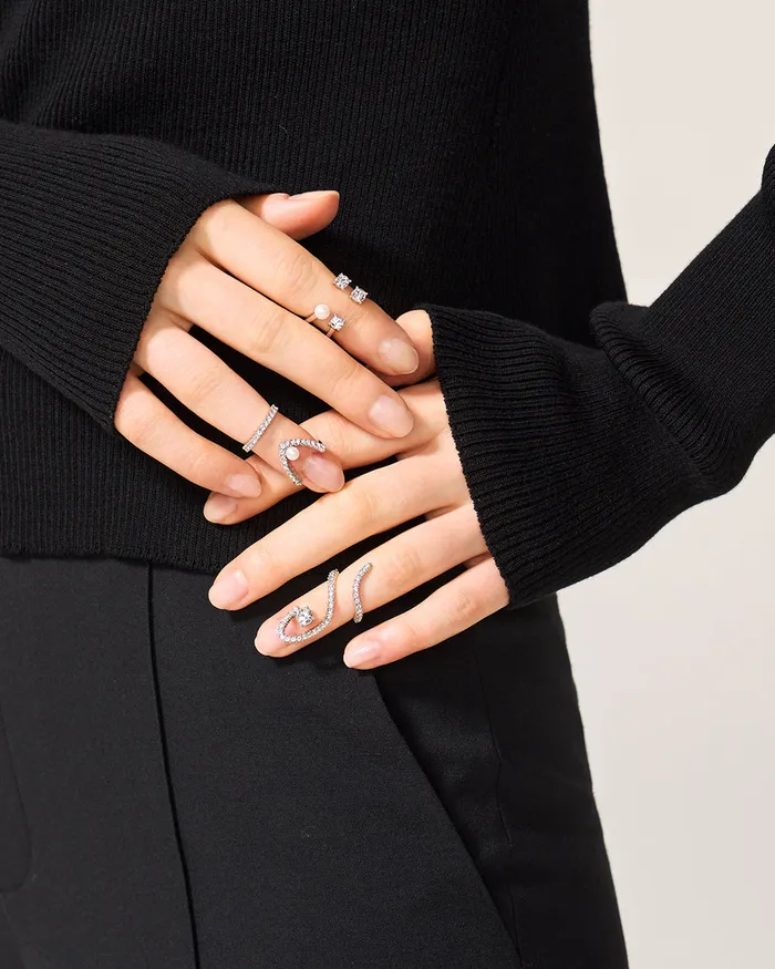 Rings Gothic Crystal Ring ADEAM Rings Gothic Crystal Ring ADEAM