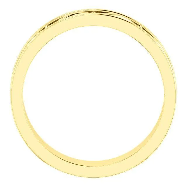 Rings Matthew XPattern Wedding Band Fire Brilliance 
