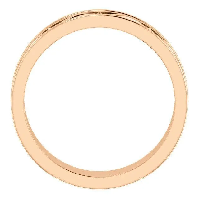 Rings Matthew XPattern Wedding Band Fire Brilliance 