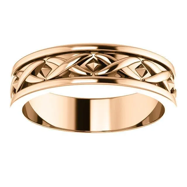 Rings Matthew XPattern Wedding Band Fire Brilliance 