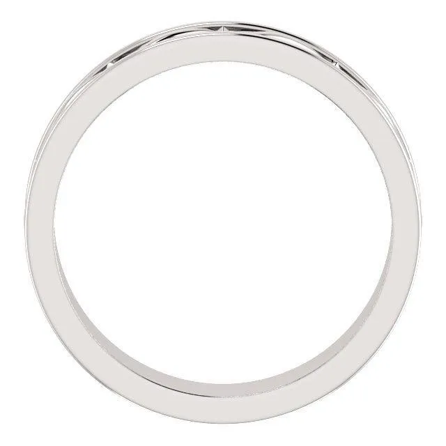 Rings Matthew XPattern Wedding Band Fire Brilliance 