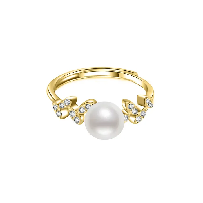 Rings Pearly Lustre Elegant Freshwater Pearl Ring WR00204