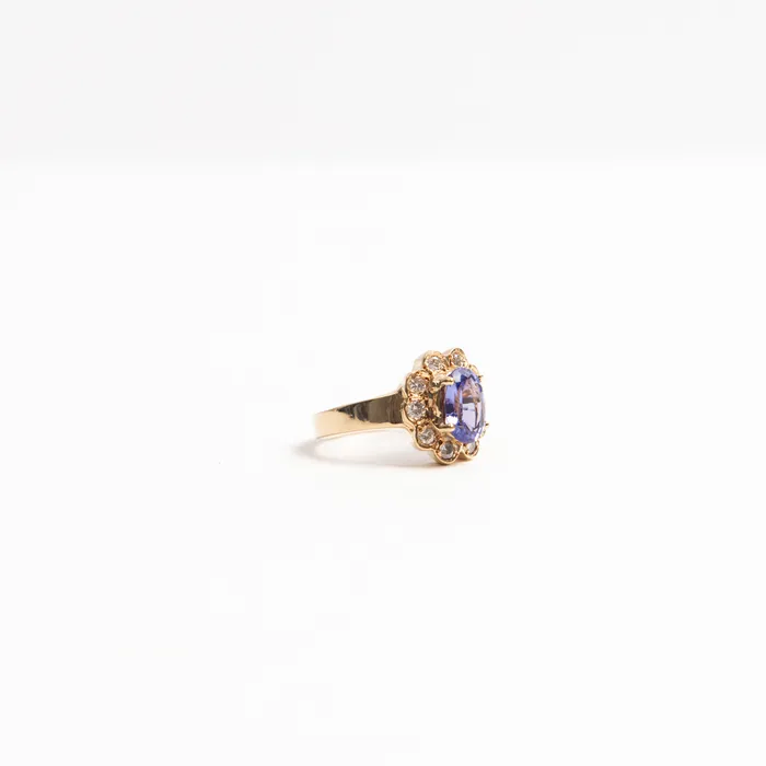 Rings PreOwned Tanzanite and Diamond Ring STORE 5a