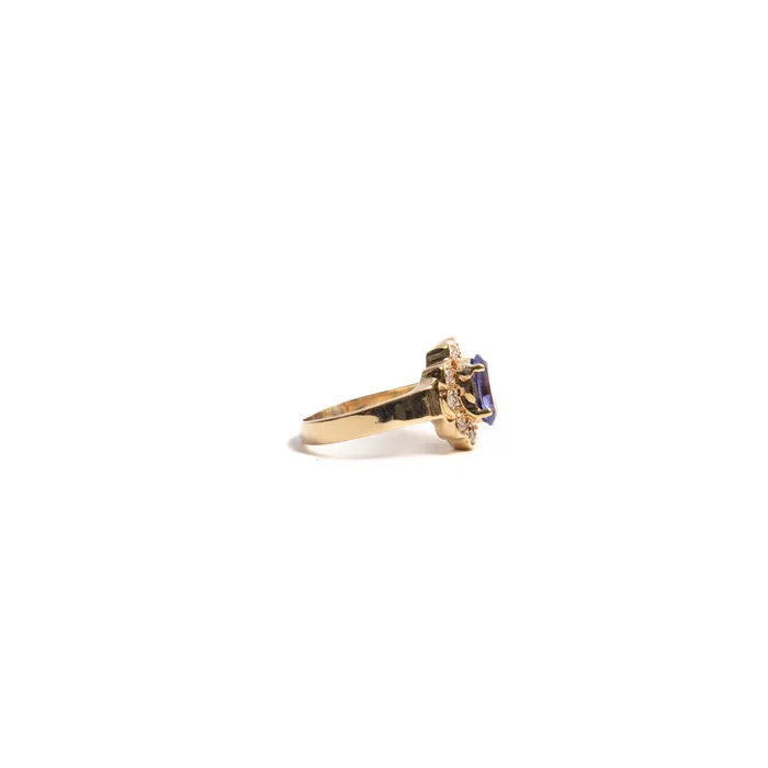 Rings PreOwned Tanzanite and Diamond Ring STORE 5a